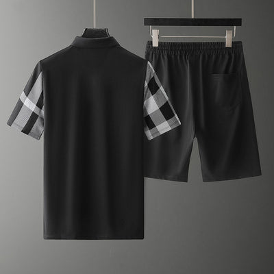 Conjunto Casual de Verano con Camiseta Rayada y Shorts - Estilo Europeo Moderno - Image 4