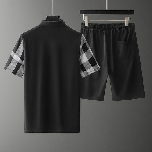 Conjunto Casual de Verano con Camiseta Rayada y Shorts - Estilo Europeo Moderno - Image 4