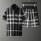 Conjunto Casual de Verano con Camiseta Rayada y Shorts - Estilo Europeo Moderno