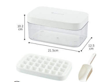 Molde de Hielo de Silicona Premium con Bandeja de Almacenamiento - Image 10
