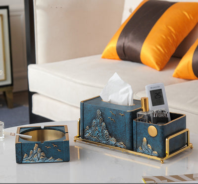 Cenicero Decorativo Nórdico con Tapa - Diseño Ciervo para Sala de Estar - Image 37