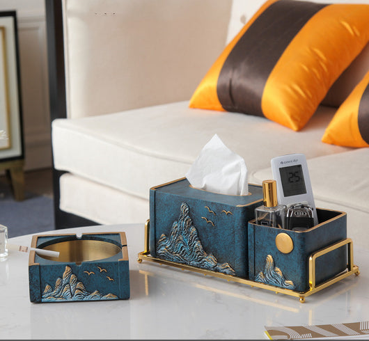 Cenicero Decorativo Nórdico con Tapa - Diseño Ciervo para Sala de Estar - Image 37