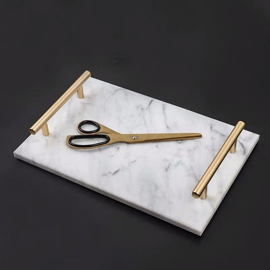 Bandeja de Mármol Multifuncional - Organizador Elegante para Hogar - Image 4