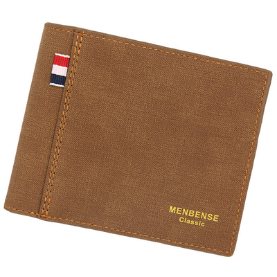 Billetera Hombre Retro Tri-pliegue Gran Capacidad Estilo Vintage - Image 6