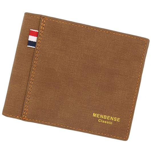 Billetera Hombre Retro Tri-pliegue Gran Capacidad Estilo Vintage - Image 2