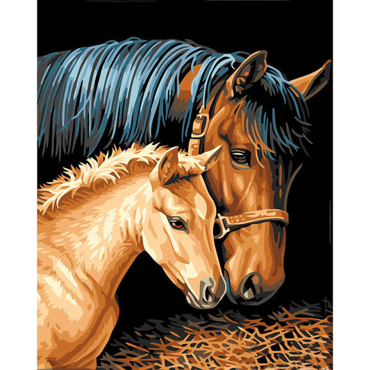 Kit de Pintura de Diamantes Caballo - Bordado Artístico DIY