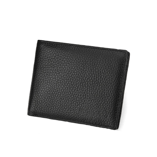 Cartera Delgada de Cuero Genuino Premium - Tarjetero Minimalista