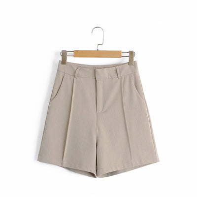 Shorts Rectos de Talle Alto con Cierre - Image 5