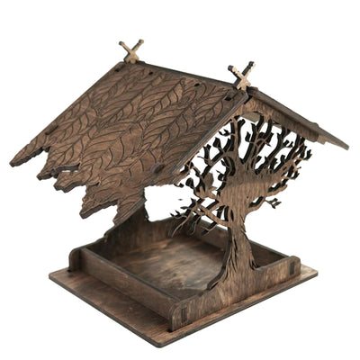 Comedero para Pájaros de Madera - Decoración Colgante para Jardín - Image 8