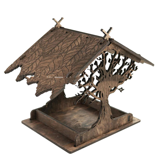 Comedero para Pájaros de Madera - Decoración Colgante para Jardín - Image 3