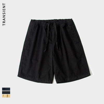 Shorts Holgados Japoneses Tejido Cepillado sobre la Rodilla para Skateboard y Playa - Image 11