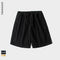 Shorts Holgados Japoneses Tejido Cepillado sobre la Rodilla para Skateboard y Playa