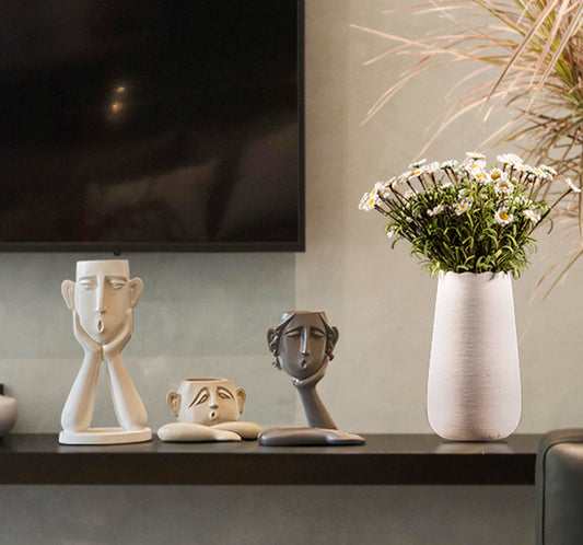Decoración Nórdica Minimalista con Arte Creativo para Sala de Estar