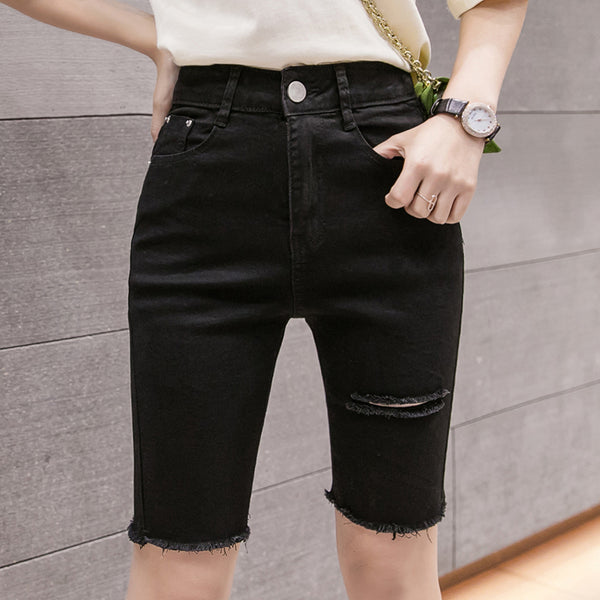 Shorts Ajustados de Cintura Alta Ultrafinos