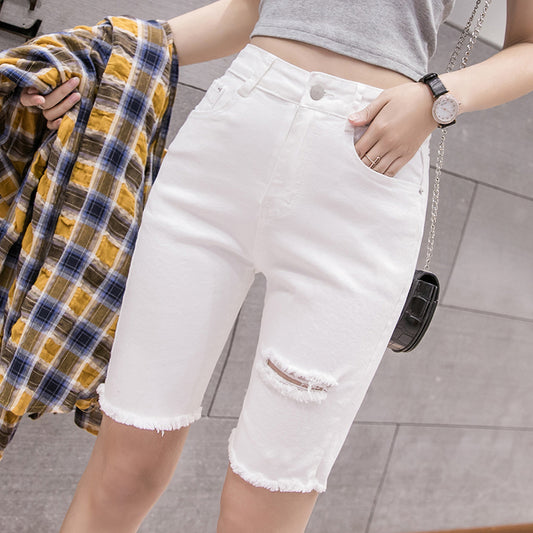 Shorts Ajustados de Cintura Alta Ultrafinos