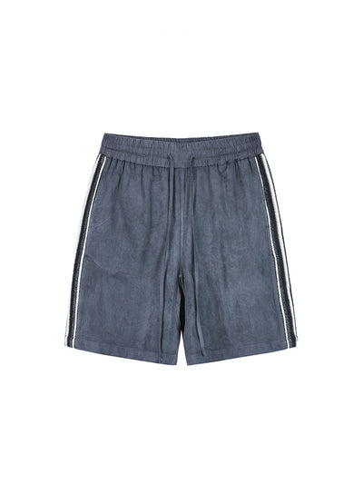 Pantalones Cortos Five-Point de Gamuza con Costuras Laterales - Image 10