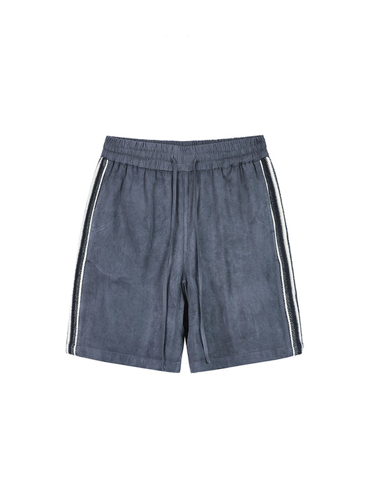Pantalones Cortos Five-Point de Gamuza con Costuras Laterales - Image 10