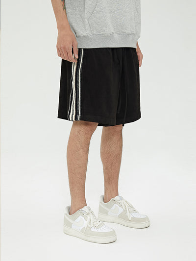Pantalones Cortos Five-Point de Gamuza con Costuras Laterales - Image 15