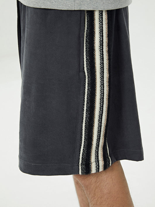 Pantalones Cortos Five-Point de Gamuza con Costuras Laterales - Image 13