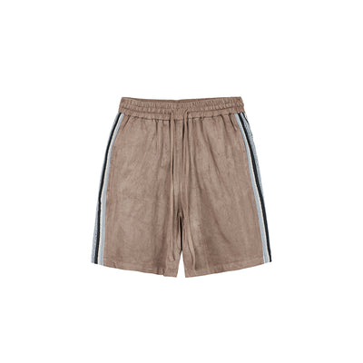 Pantalones Cortos Five-Point de Gamuza con Costuras Laterales - Image 12