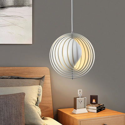 Lámpara Giratoria Luna para Sala y Dormitorio - Iluminación Decorativa Moderna