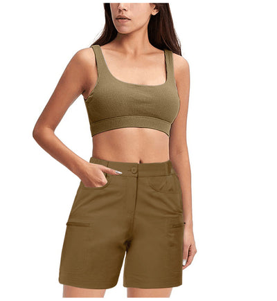 Pantalón de Cintura Elástica con Bolsillos Laterales y Cierre - Image 4