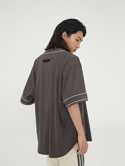 Chaqueta de Béisbol Manga Corta Tide Brand - Fit Relajado - Image 4