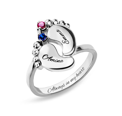 Anillo Personalizado con Nombre en Plata S925 - Diseño DIY - Image 2