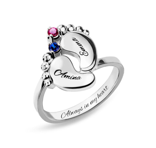 Anillo Personalizado con Nombre en Plata S925 - Diseño DIY - Image 2