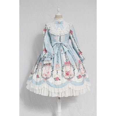 Vestido Largo de Invierno con Lazo y Encaje - Manga Larga Elegante - Image 8