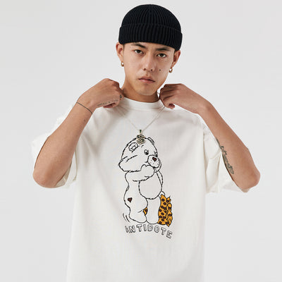 Playera de Pareja Estampado Oso Cartoon - Colección Verano Unisex - Image 4