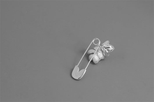 Broche de Plata Esterlina Jazmín Nostálgico S925 para Mujer - Image 7