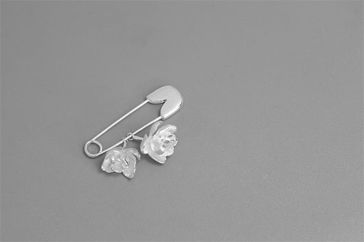 Broche de Plata Esterlina Jazmín Nostálgico S925 para Mujer - Image 6