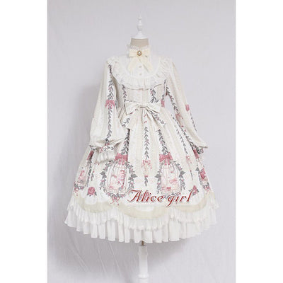Vestido Largo de Invierno con Lazo y Encaje - Manga Larga Elegante - Image 5