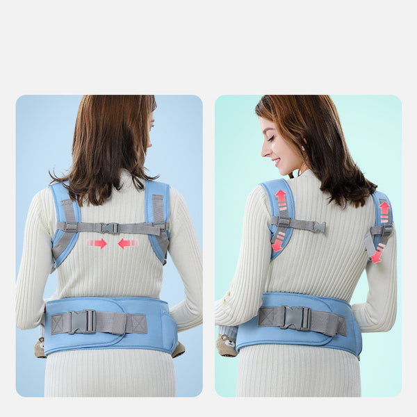 Portabebé Ergonómico de Cuatro Estaciones con Asiento de Cadera