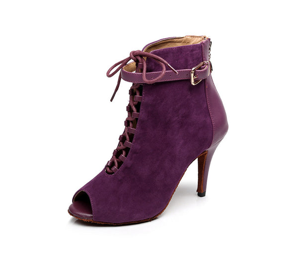 Botas de Tacón Alto para Baile Latino