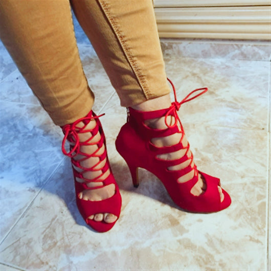 Zapatos de Baile Latino para Mujer - Tacones Altos Profesionales - Image 4