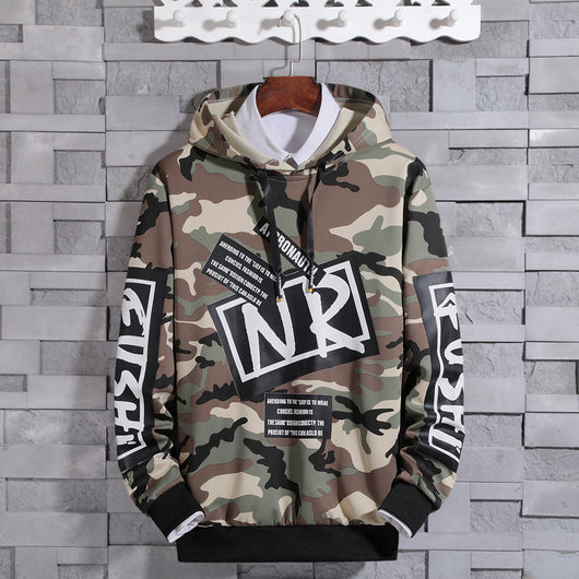 Sudadera Hoodie Camuflada Oversize con Personalidad - Image 6