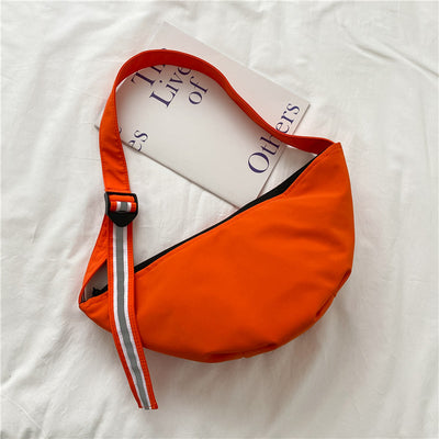 Bolso de Hombro Pana Rayas Reflectantes - Image 9