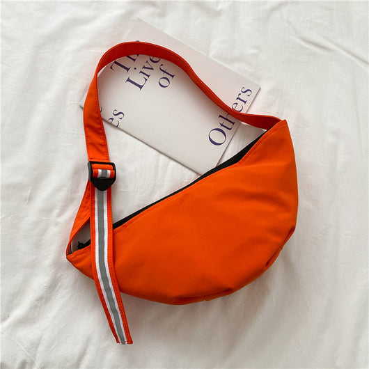 Bolso de Hombro Pana Rayas Reflectantes - Image 9