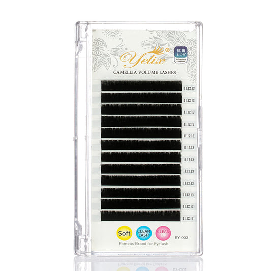 Pestañas Postizas 3D Camelias Naturales - Extensión de Volumen Instantáneo 0.05mm