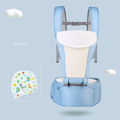 Portabebé Ergonómico de Cuatro Estaciones con Asiento de Cadera - Image 10