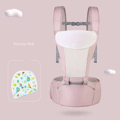 Portabebé Ergonómico de Cuatro Estaciones con Asiento de Cadera - Image 6