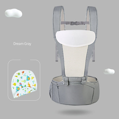 Portabebé Ergonómico de Cuatro Estaciones con Asiento de Cadera - Image 9