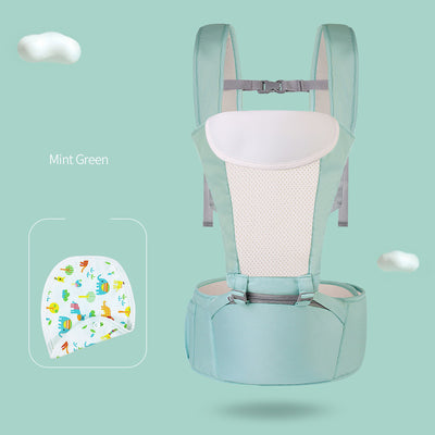 Portabebé Ergonómico de Cuatro Estaciones con Asiento de Cadera - Image 8