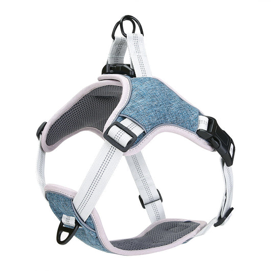 Chaleco Reflectante Ajustable para Mascotas - Seguridad en Paseos