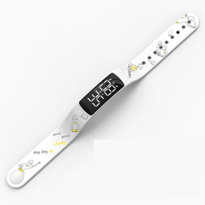 Reloj Pulsera Infantil LED Luminoso Resistente al Agua con Diseño Graffiti - Image 9