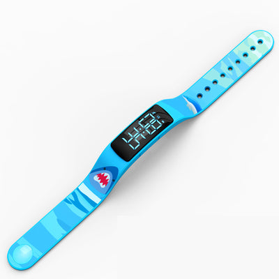 Reloj Pulsera Infantil LED Luminoso Resistente al Agua con Diseño Graffiti - Image 2