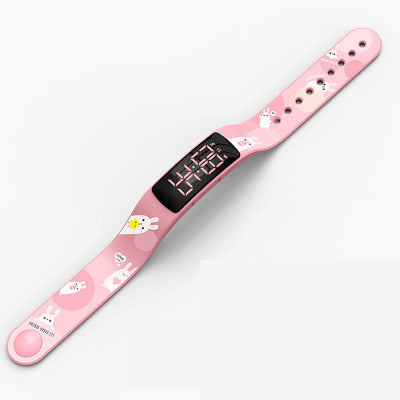 Reloj Pulsera Infantil LED Luminoso Resistente al Agua con Diseño Graffiti - Image 8