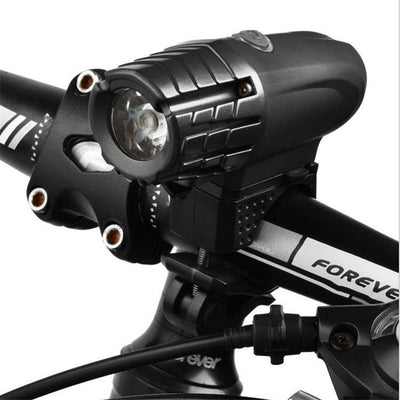 Kit de Luces LED para Bicicleta - Faro Delantero y Luz Trasera Recargables por USB